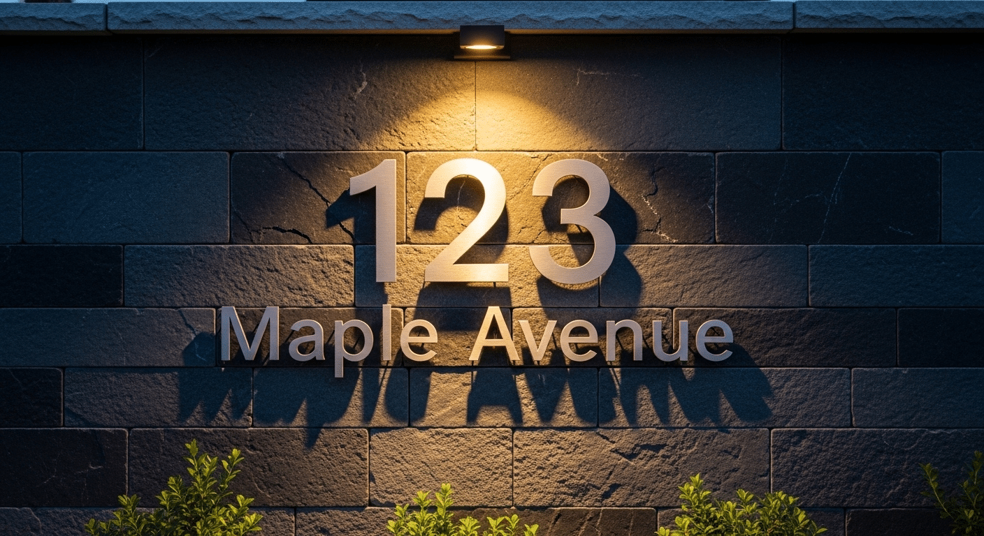 Address Signs - City Signworks project photo
