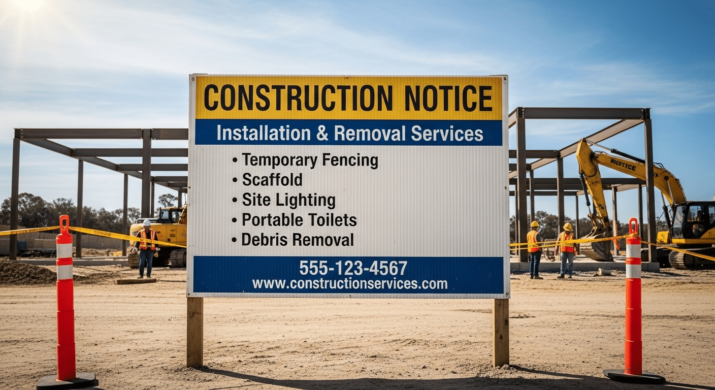 Signs for Construction - City Signworks project photo