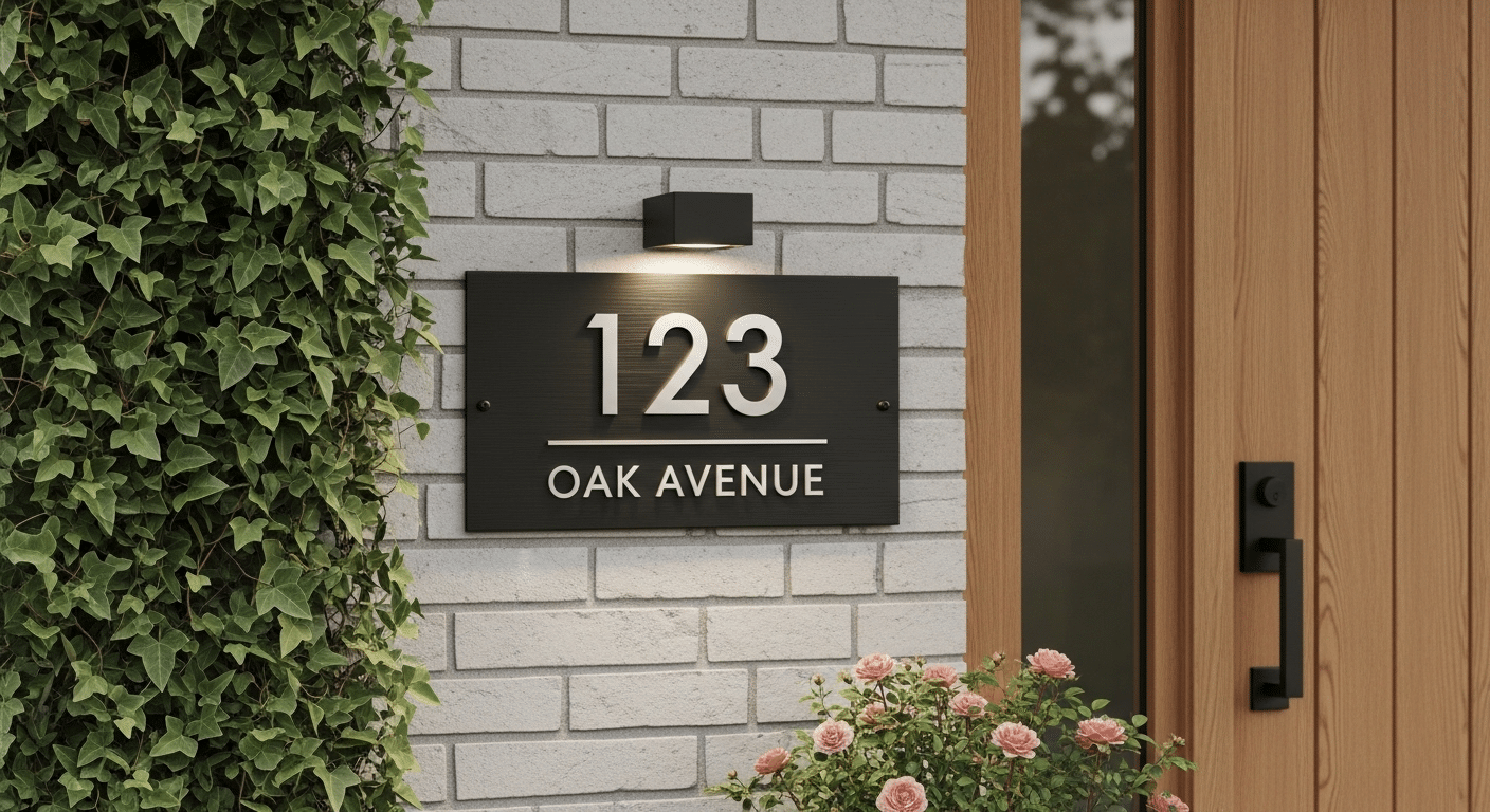 Address Signs - City Signworks project photo