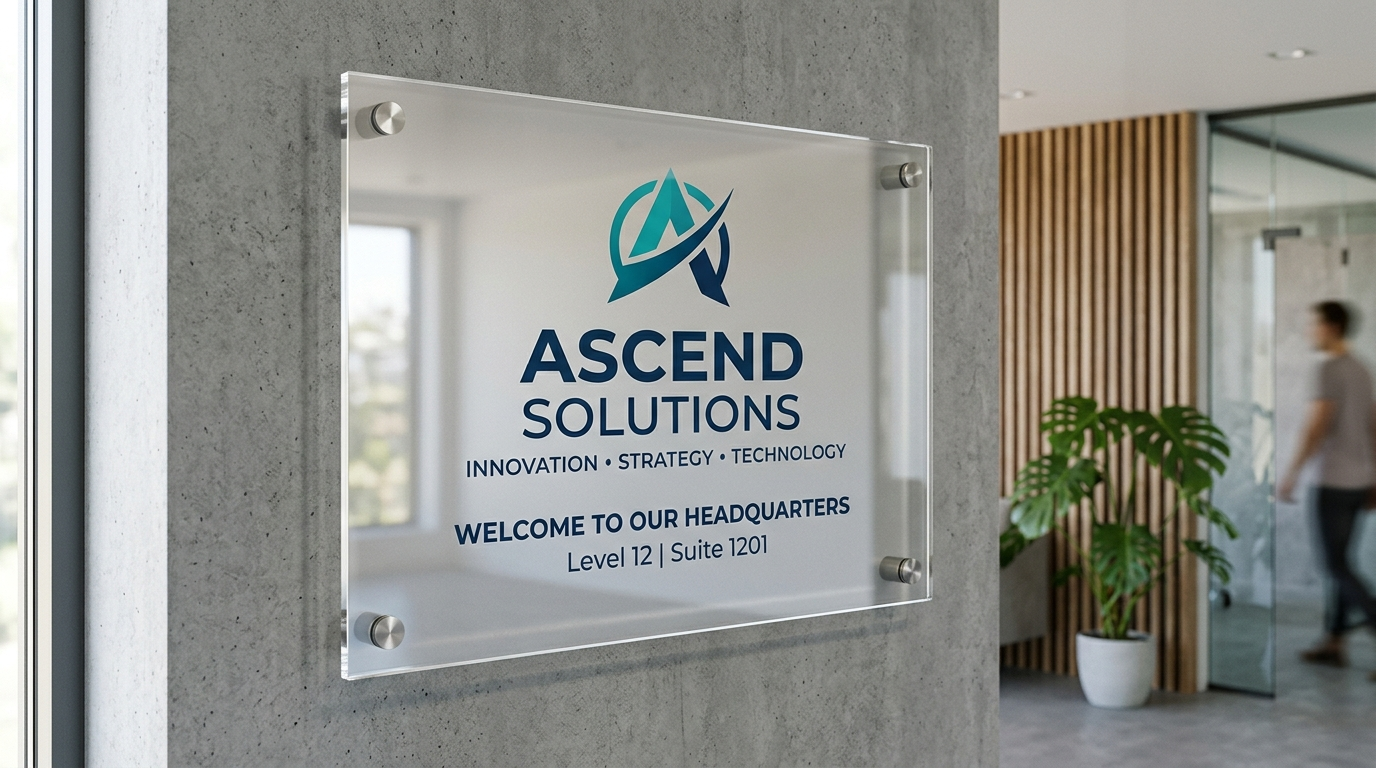 Acrylic Signs - City Signworks project photo