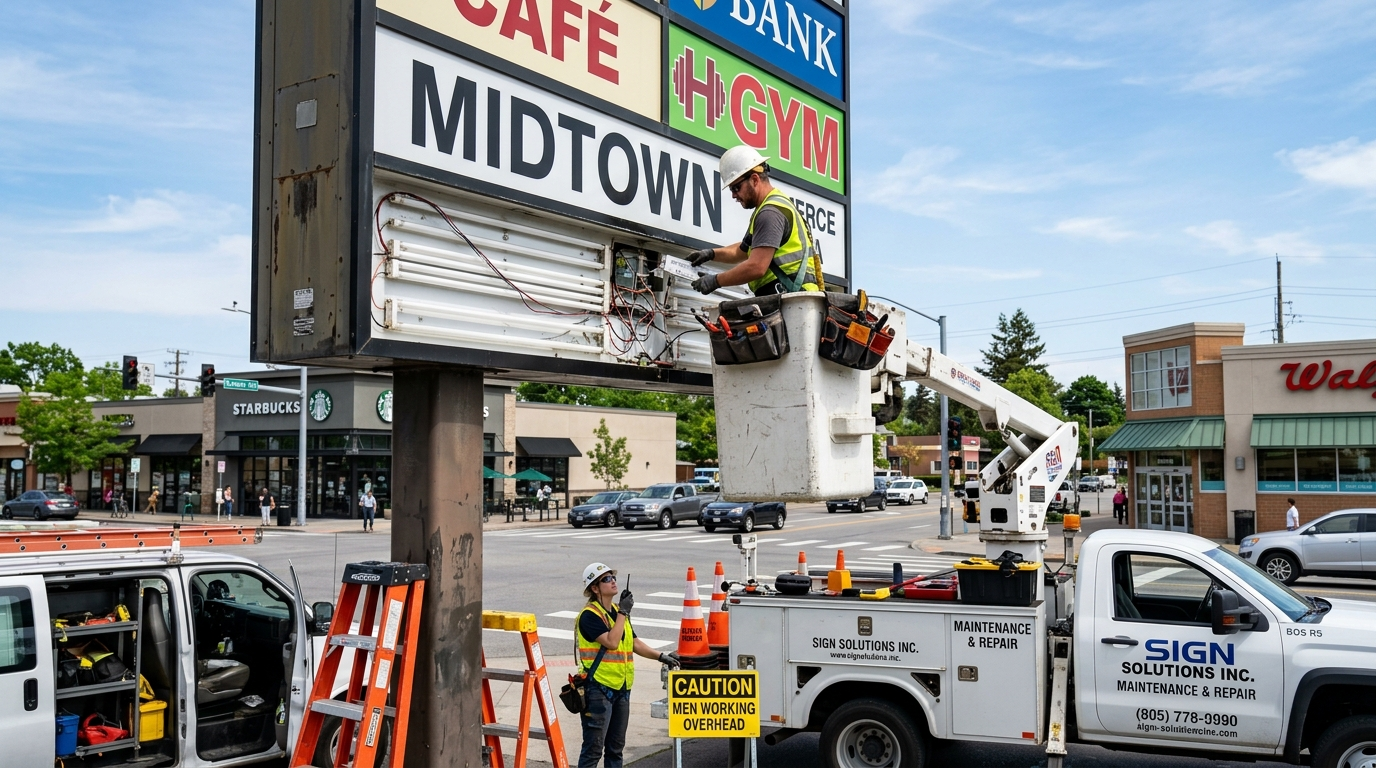 Sign Maintenance & Repair - City Signworks project photo