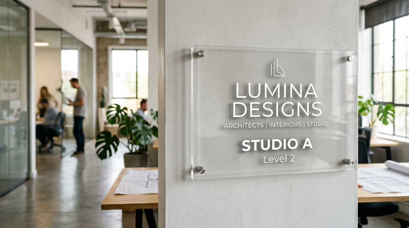 Acrylic Signs - City Signworks project photo