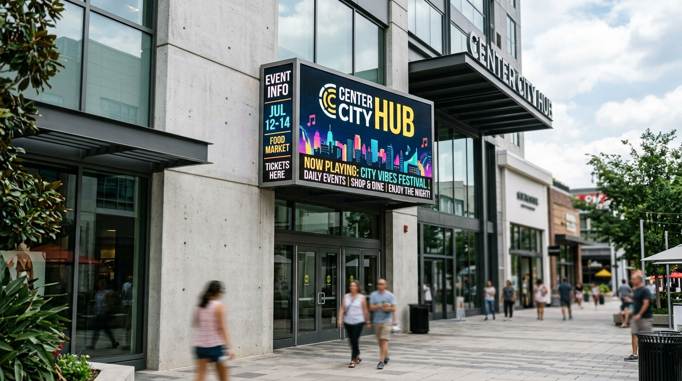 Digital Marquees / LED Signs - City Signworks project photo