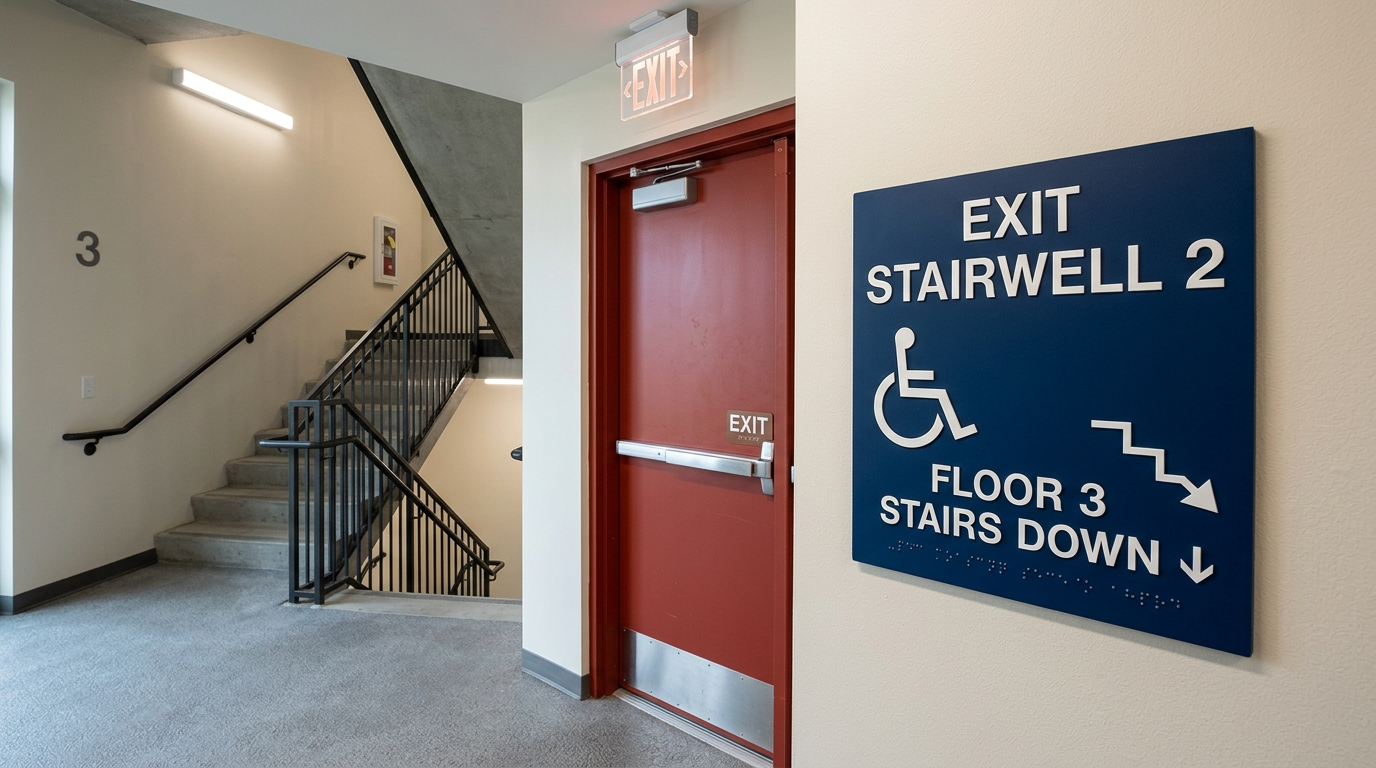 ADA Braille Signs - City Signworks project photo