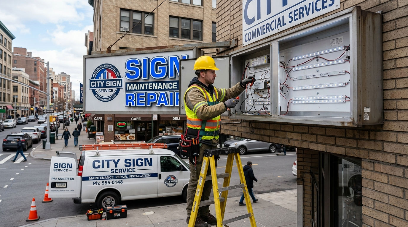 Sign Maintenance & Repair - City Signworks project photo