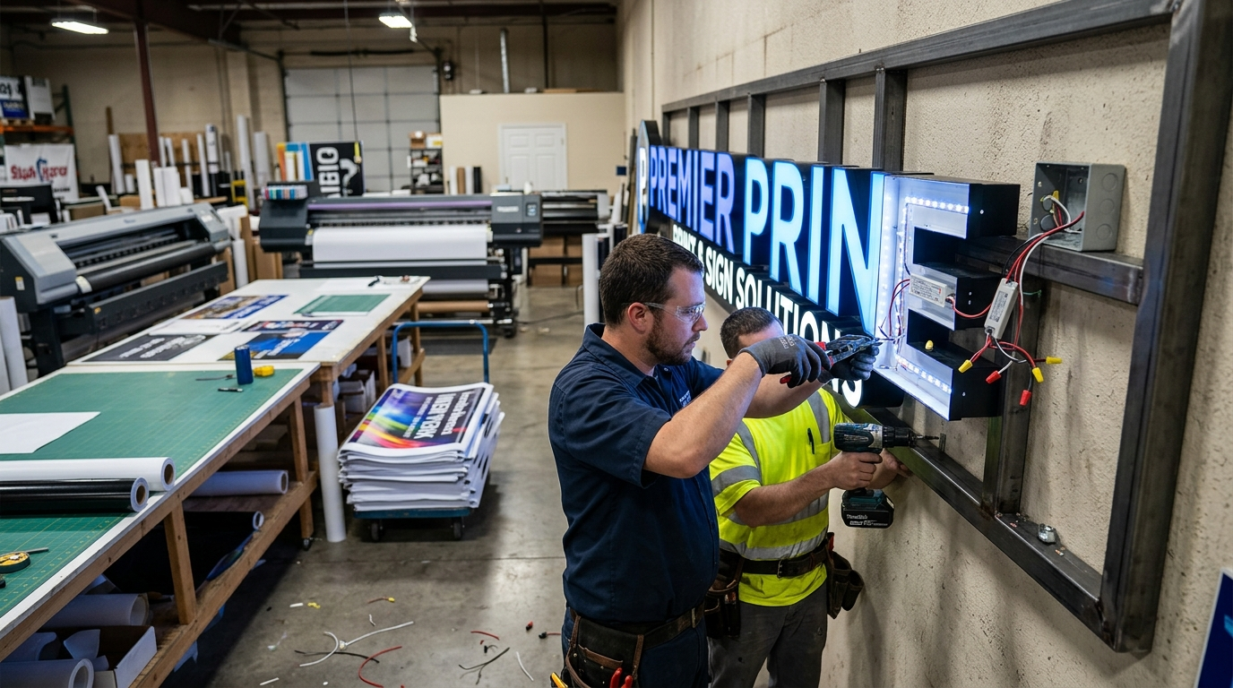 Lighting & Electrical - City Signworks project photo