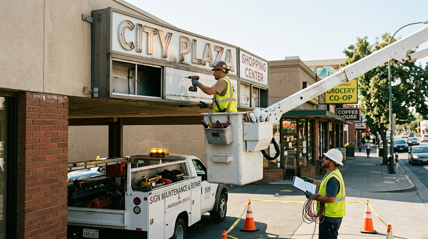 Sign Maintenance & Repair - City Signworks project photo