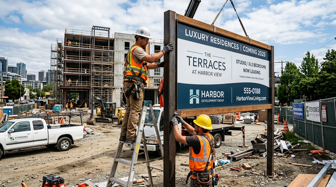 Signs for Real Estate Developers - City Signworks project photo
