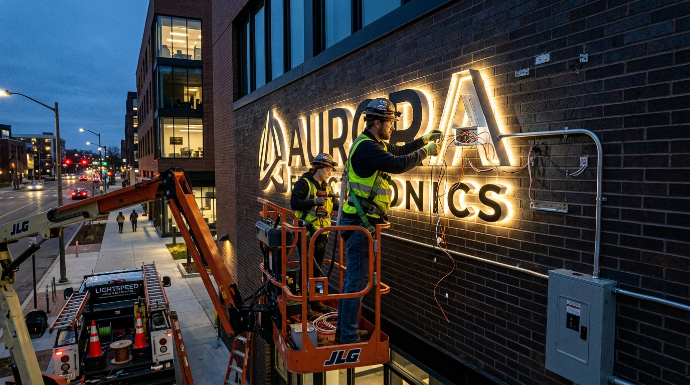 Lighting & Electrical - City Signworks project photo