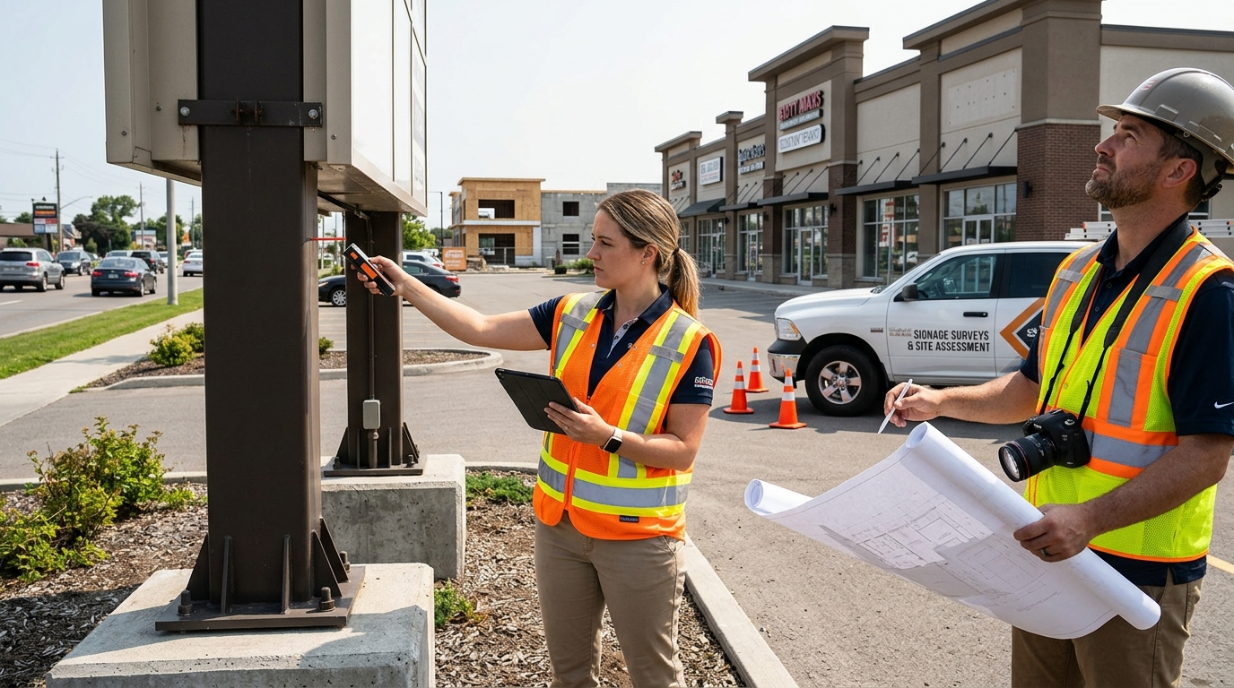 Survey & Site Assessment - City Signworks project photo