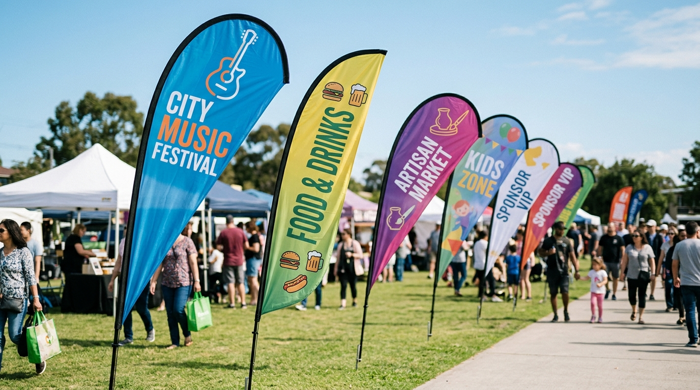Flags & Feather Banners - City Signworks project photo
