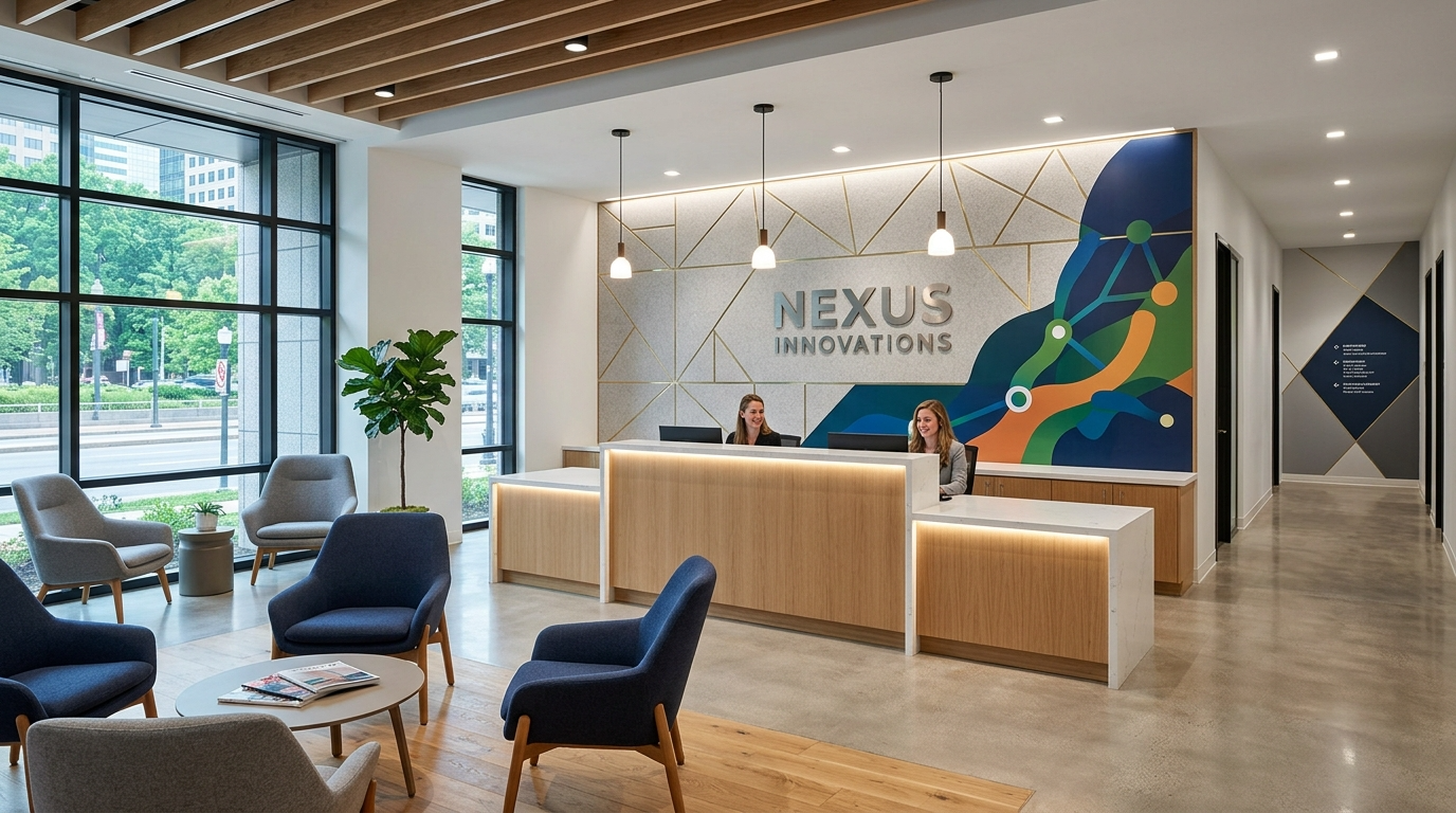 Reception & Interior Graphics - City Signworks project photo