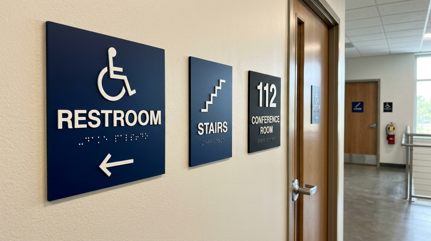 ADA Braille Signs - City Signworks project photo