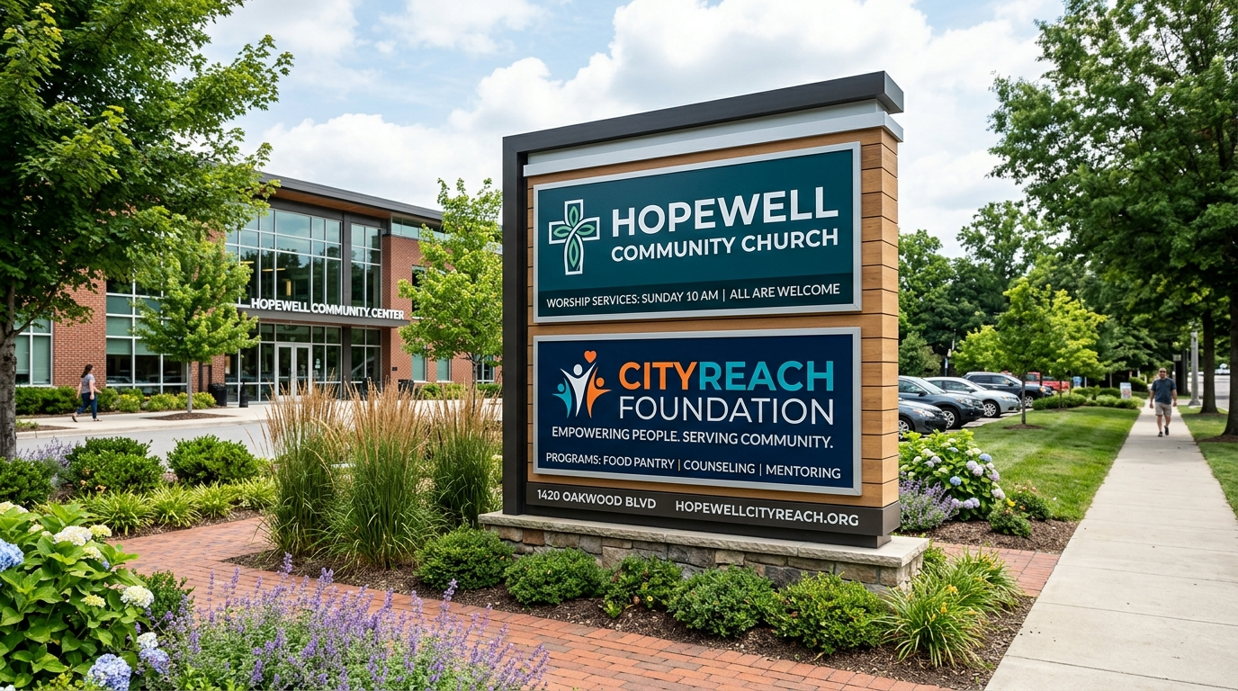 Signs for Non‑Profit & Churches - City Signworks project photo