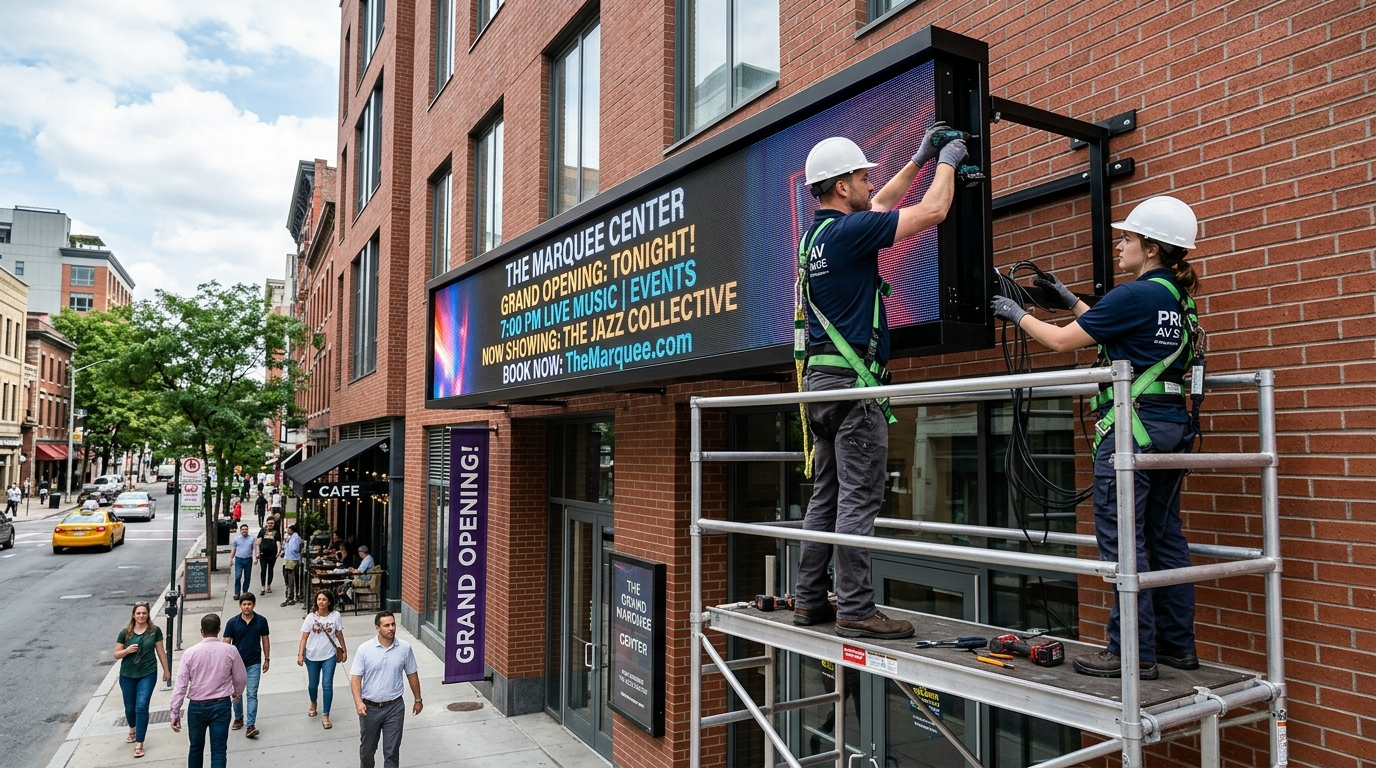Digital Marquees / LED Signs - City Signworks project photo