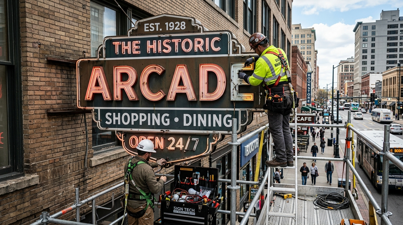 Sign Maintenance & Repair - City Signworks project photo