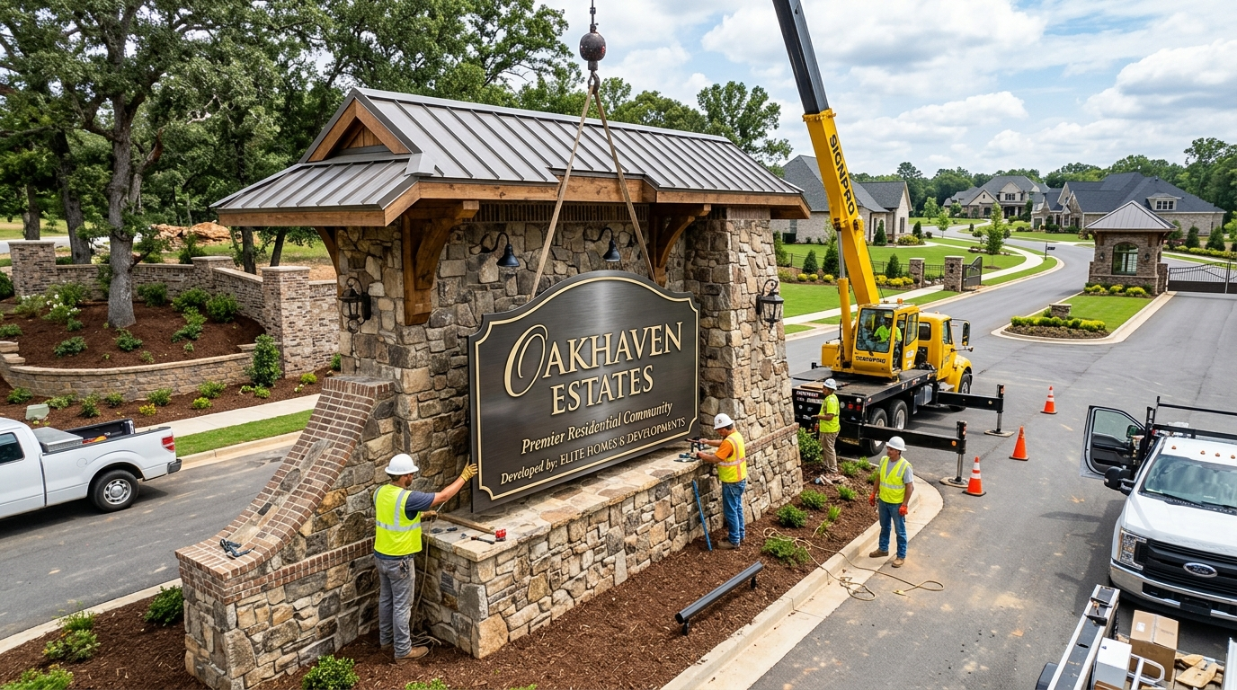 Signs for Real Estate Developers - City Signworks project photo