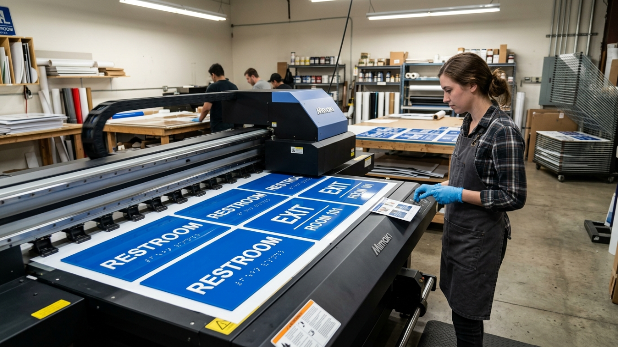 ADA Braille Signs - City Signworks project photo