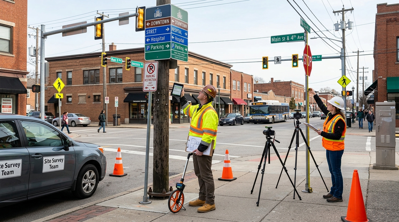 Survey & Site Assessment - City Signworks project photo