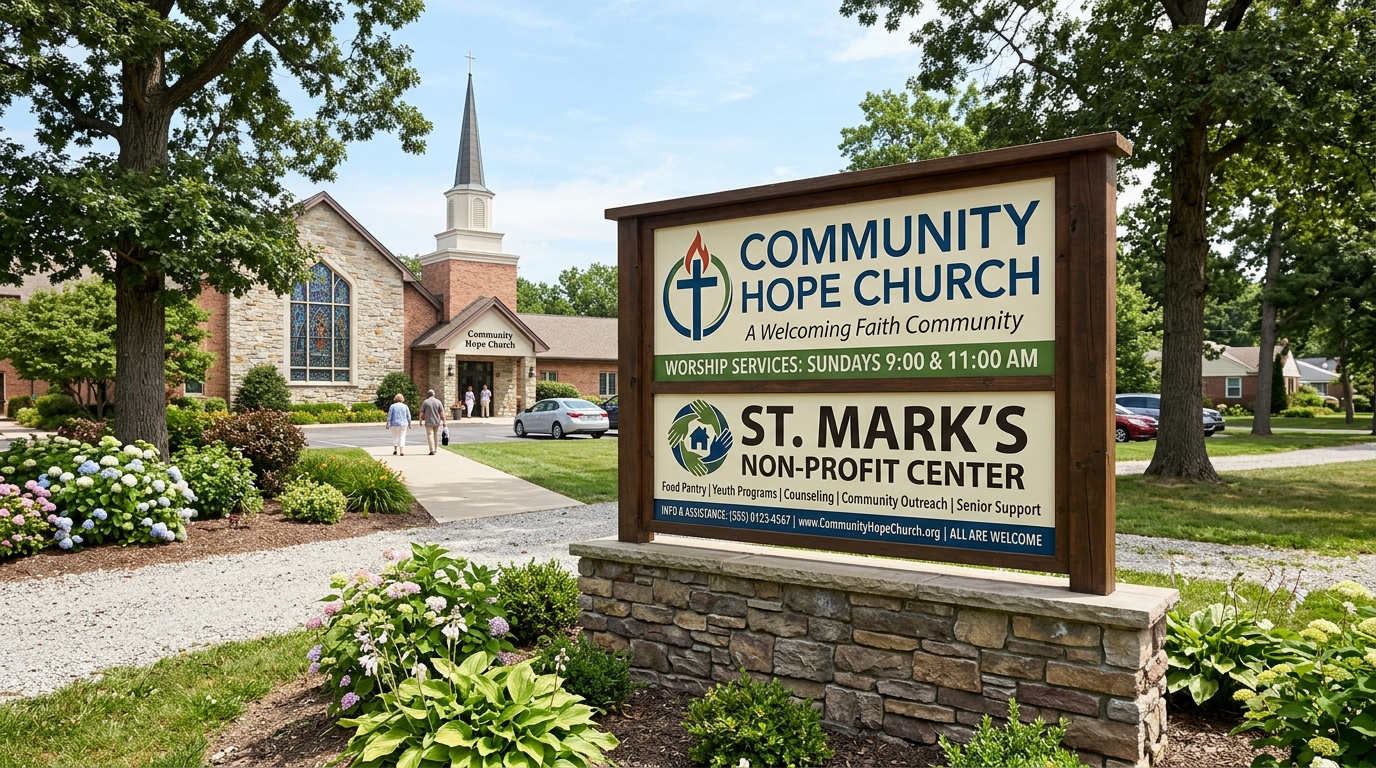 Signs for Non‑Profit & Churches - City Signworks project photo