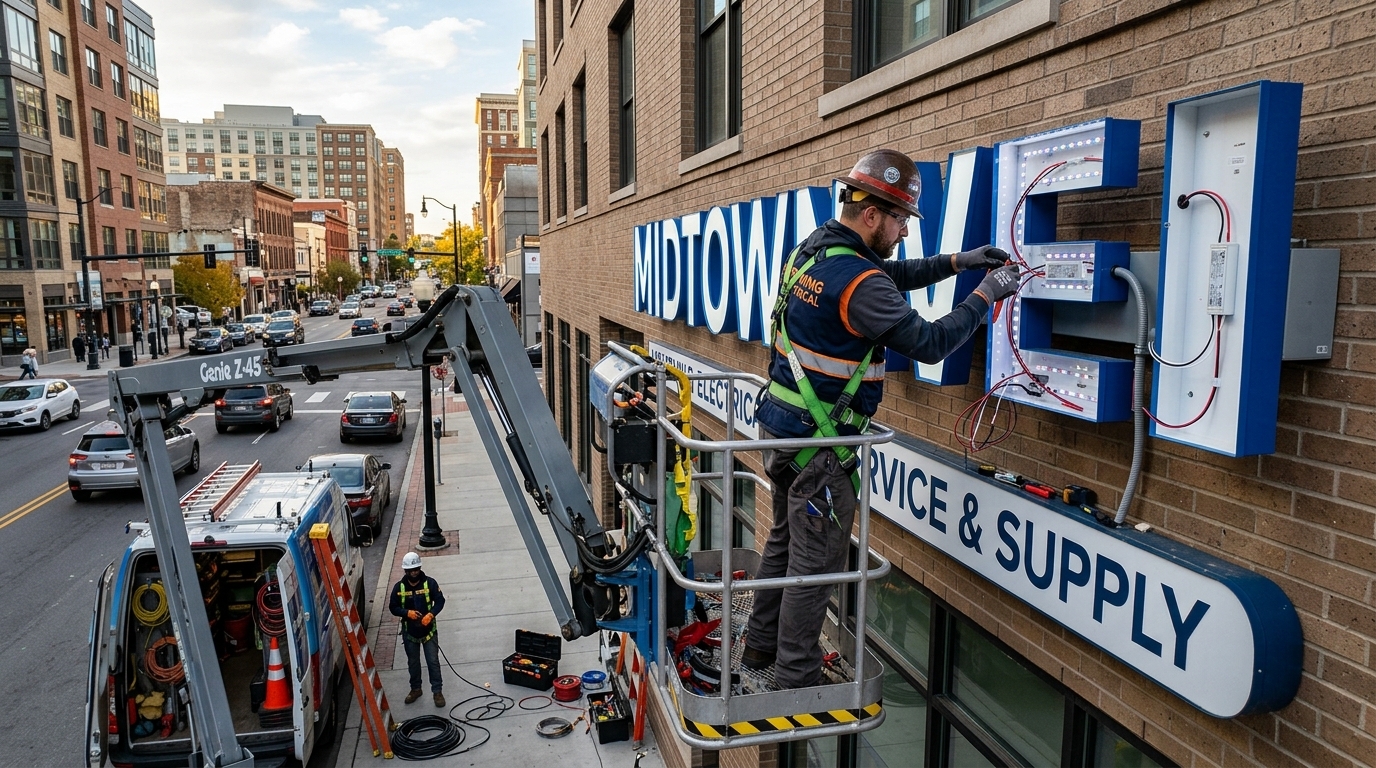 Lighting & Electrical - City Signworks project photo