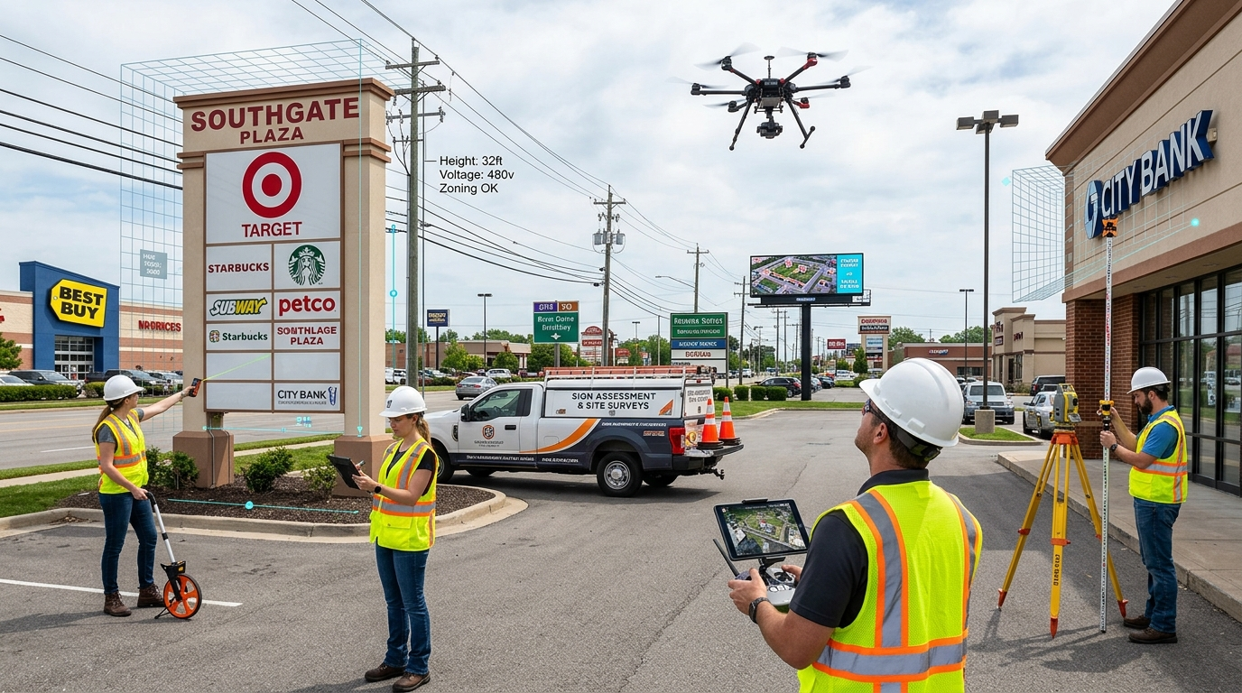 Survey & Site Assessment - City Signworks project photo