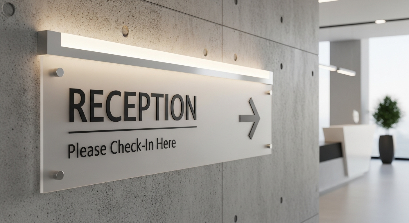 Reception & Interior Graphics - City Signworks project photo