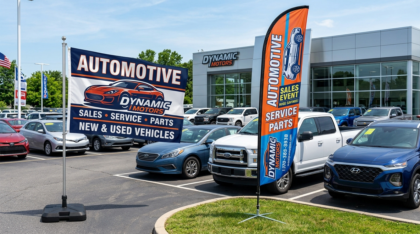 Flags & Feather Banners - City Signworks project photo