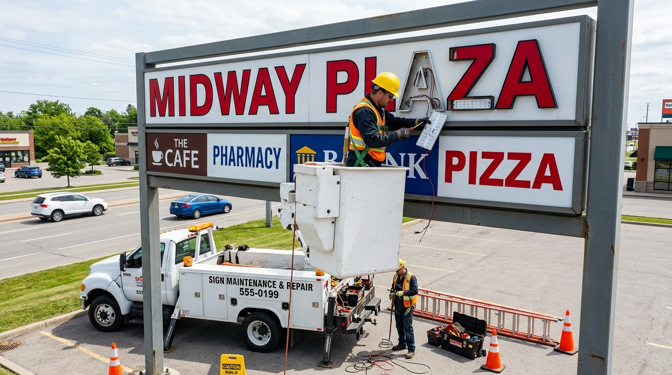 Sign Maintenance & Repair - City Signworks project photo