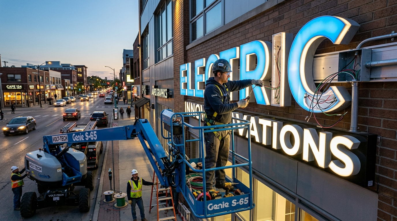 Lighting & Electrical - City Signworks project photo