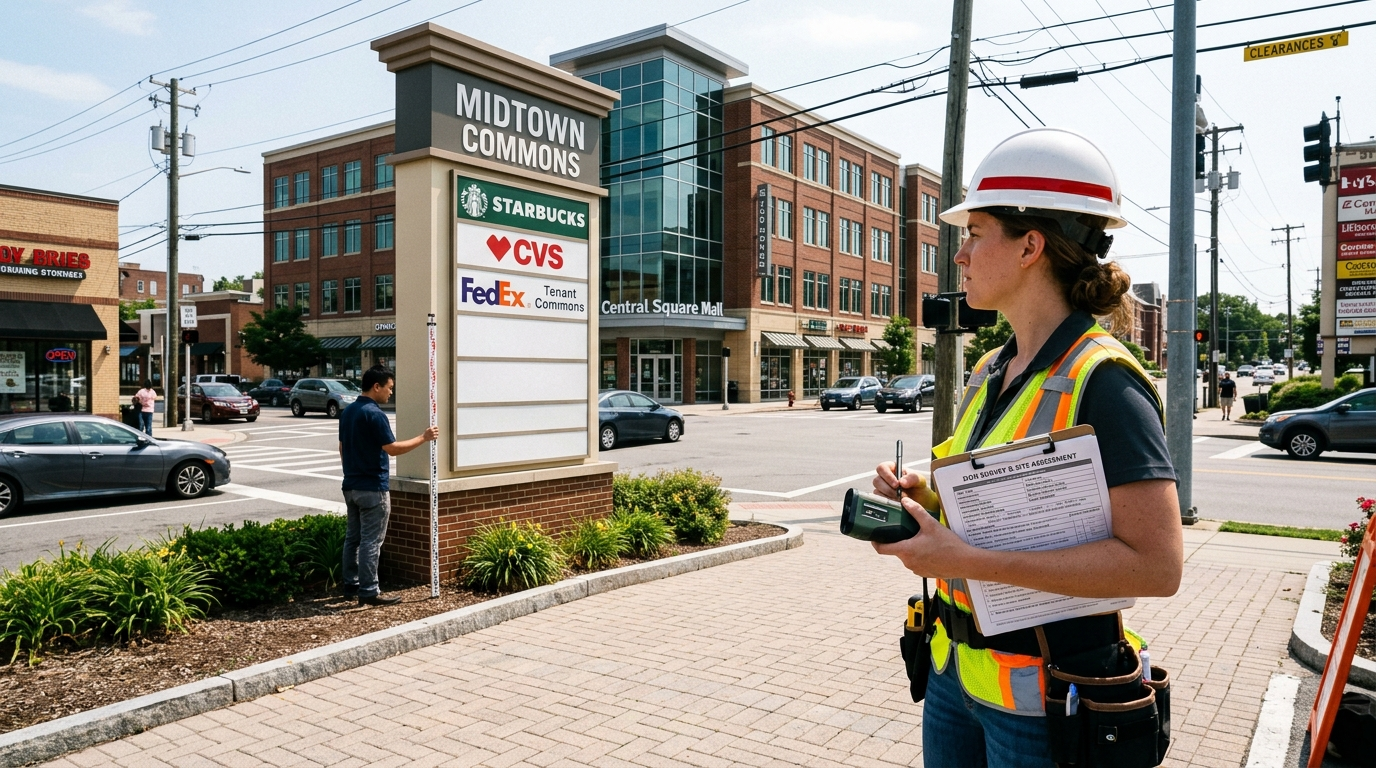Survey & Site Assessment - City Signworks project photo