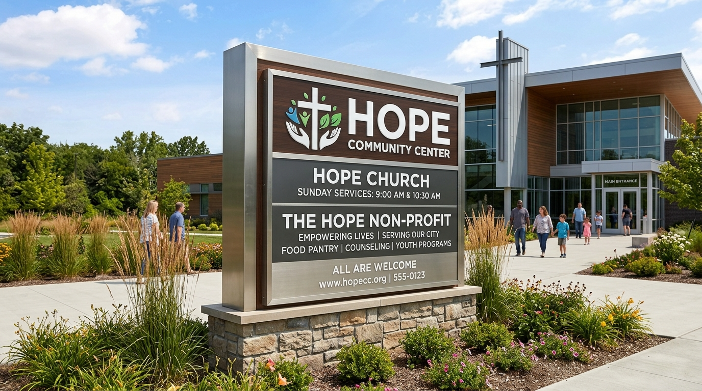 Signs for Non‑Profit & Churches - City Signworks project photo