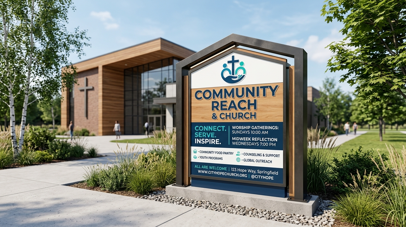 Signs for Non‑Profit & Churches - City Signworks project photo