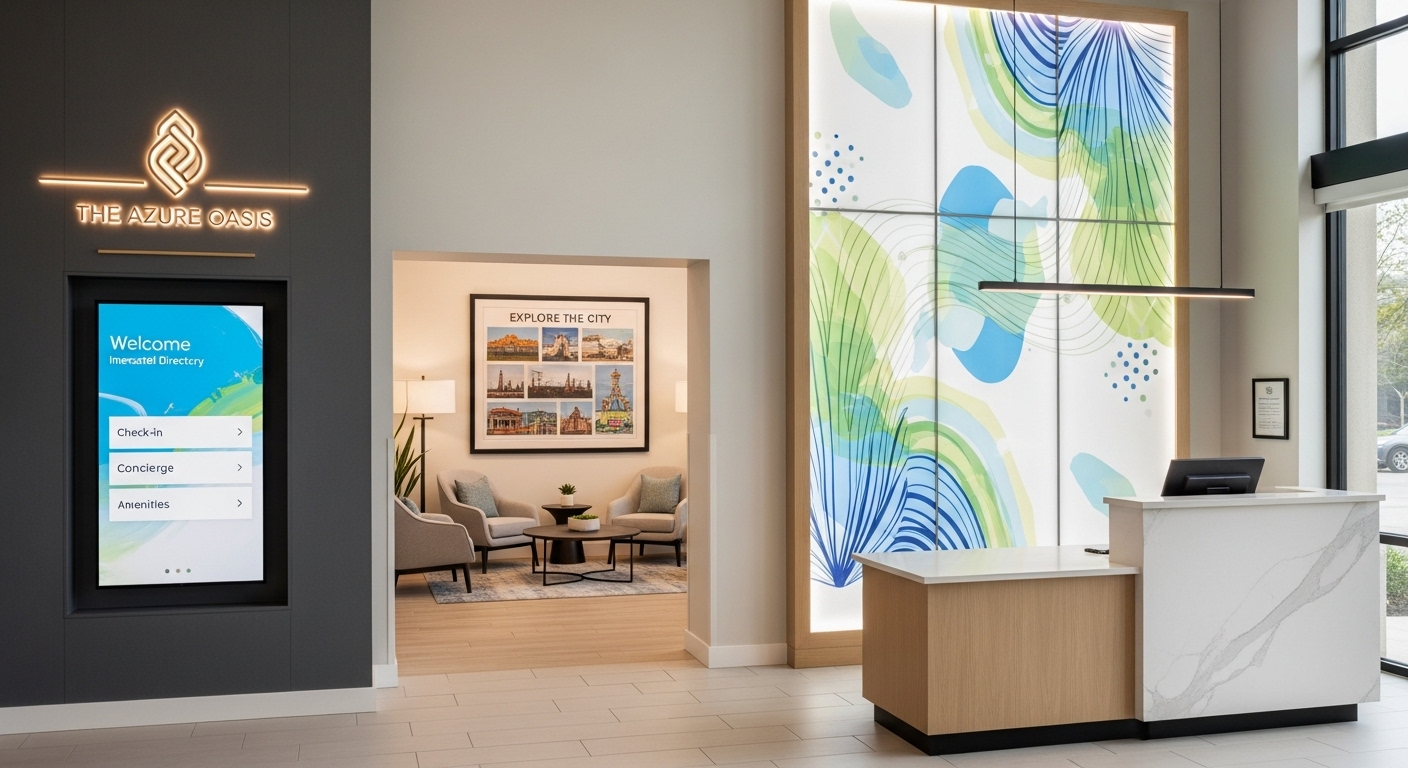 Reception & Interior Graphics - City Signworks project photo