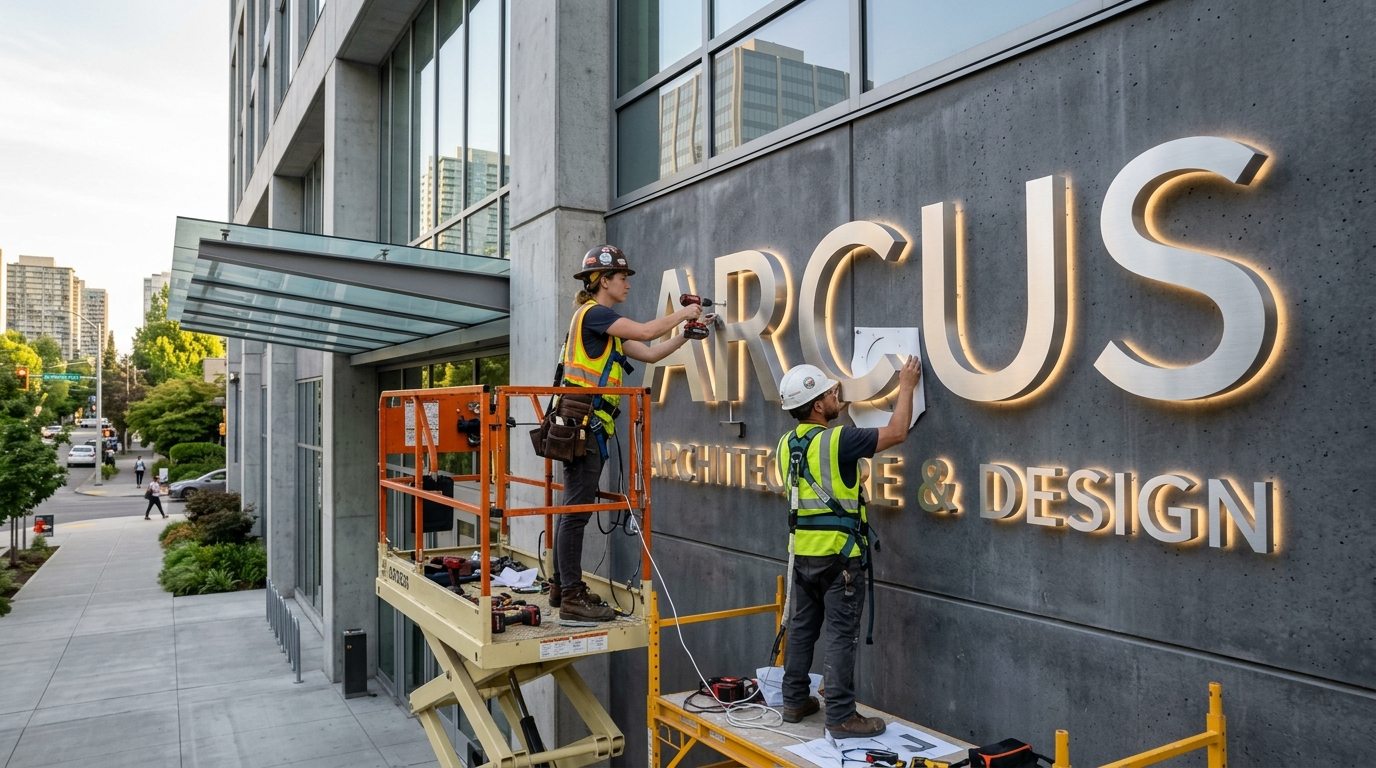 Signs for Architecture & Design - City Signworks project photo