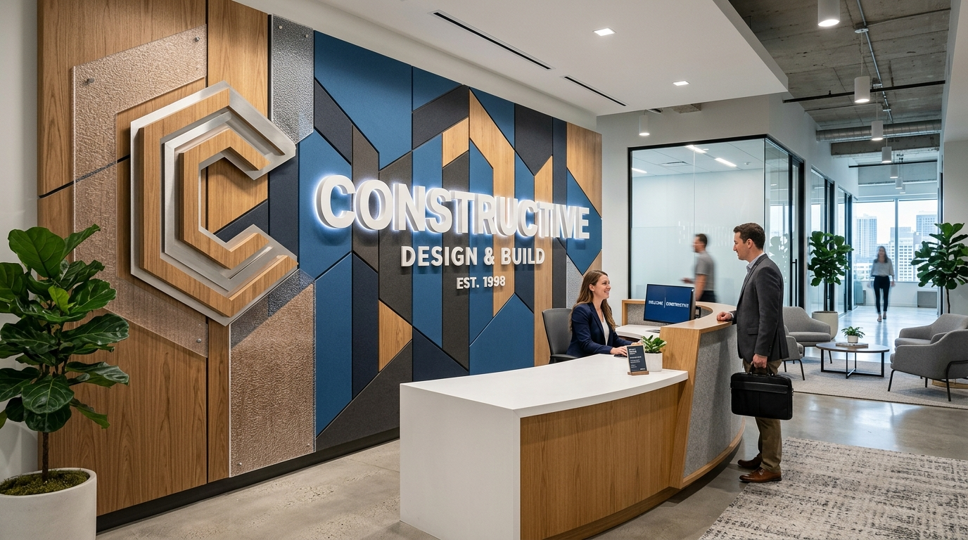 Reception & Interior Graphics - City Signworks project photo