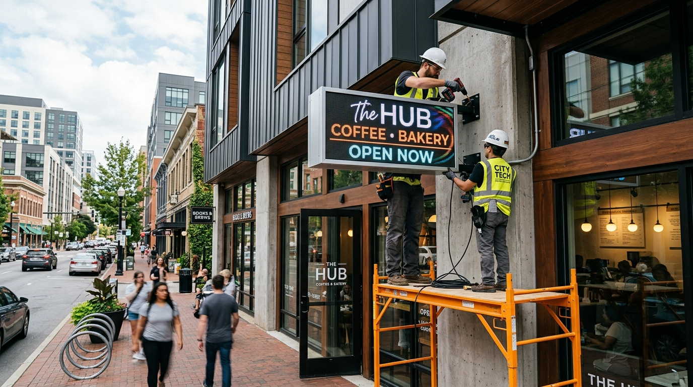 Digital Marquees / LED Signs - City Signworks project photo
