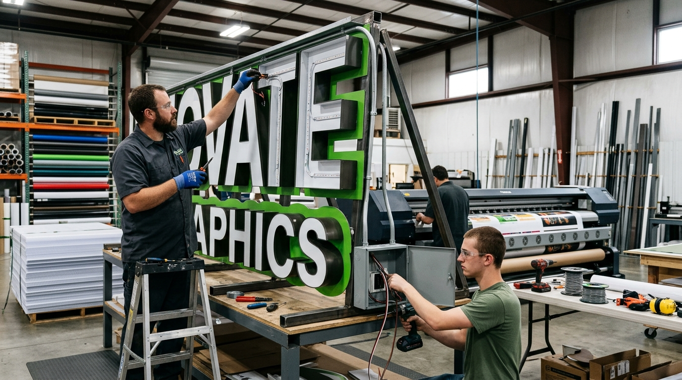 Lighting & Electrical - City Signworks project photo