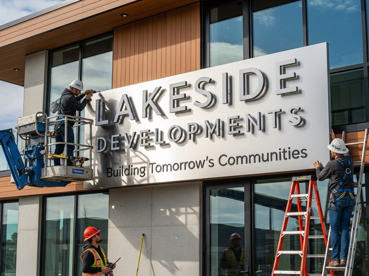 Signs for Real Estate Developers - City Signworks project photo