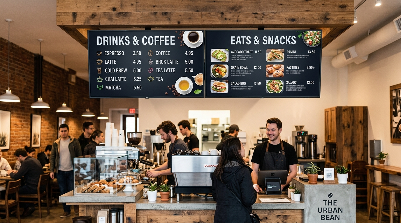 Digital Displays / Menu Boards - City Signworks project photo