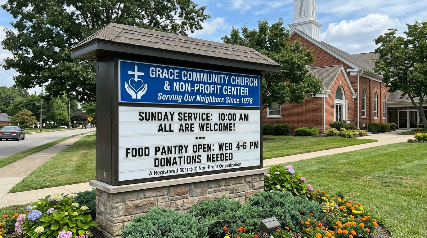 Signs for Non‑Profit & Churches - City Signworks project photo