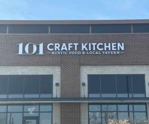 Illuminated Channel Letter Sign | Front & Rear Lit (Halo) Illuminated channel letter sign with front and rear lit halo letters for a restaurant in Gahanna